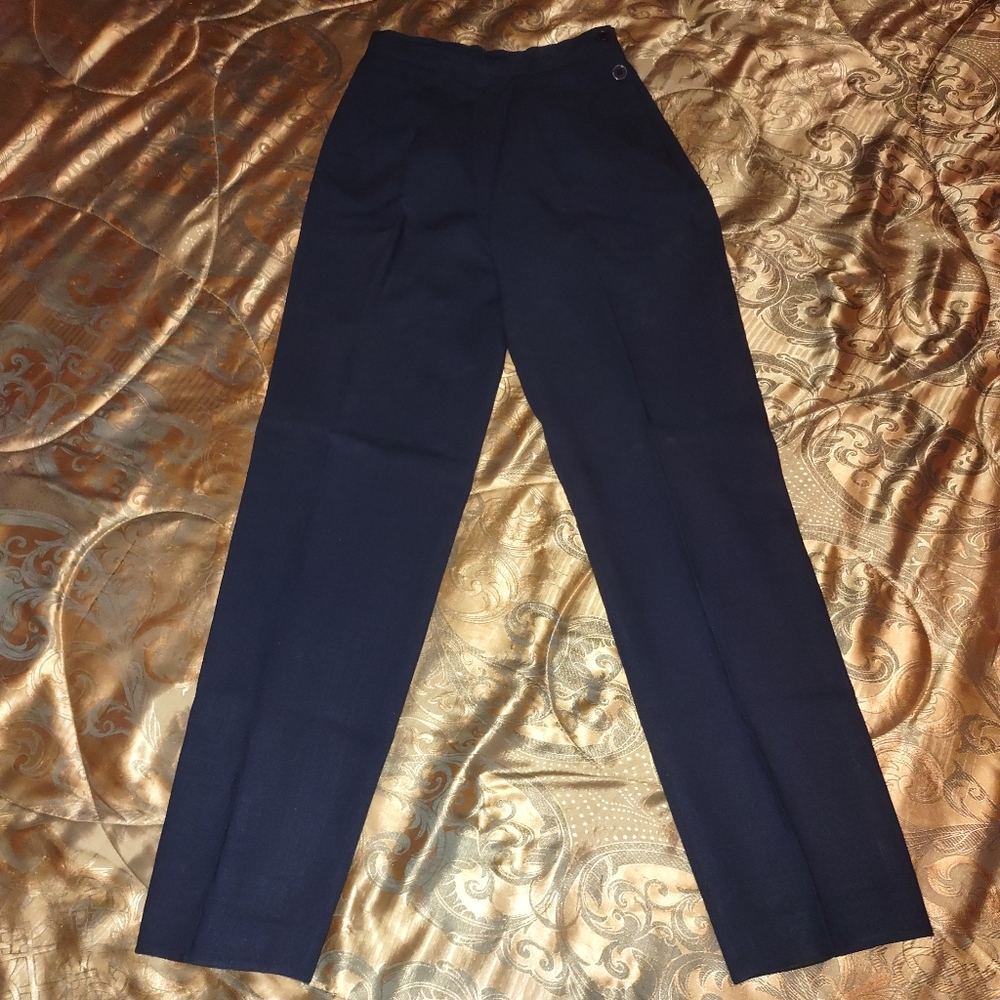 Necessities Navy Blue High-Waisted Pants 9/10